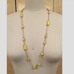 Kate Spade Scatter station yellow Jewel Necklace